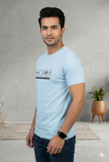 Men's Graphic Print Crew Neck T-Shirt