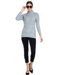 Moda Elementi Knitted sweaters pullover styles Grey