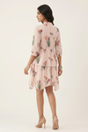 Blush Bloom Handkerchief Dress