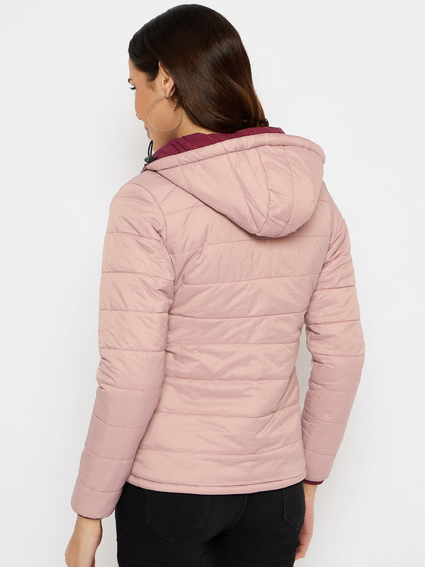 Moda Elementi Reversible Blush & Cherry Women’s Jacket