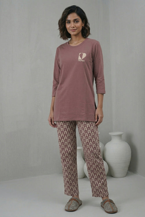 Cozy Cocoa Lounge Night Suit Set