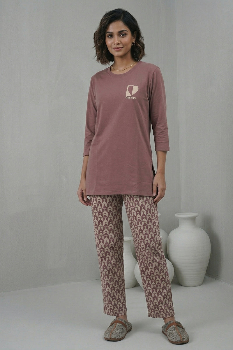 Cozy Cocoa Lounge Night Suit Set