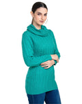 Moda Elementi Knitted sweaters pullover styles Green