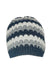 Moda Elementi Knitted Zigzag Beanie - Charcoal Multi-Tone