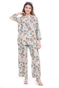 Moda Elementi Floral Printed Co-Ord Set - Multicolor