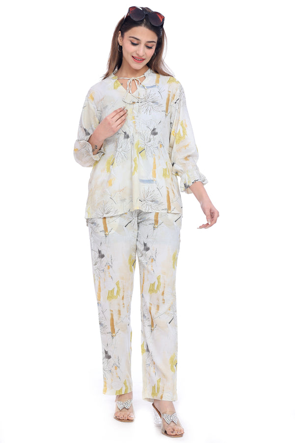 Moda Elementi Women’s Floral Cord Set