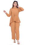 Moda Elementi Women’s Camel Cord Set