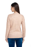 Moda Elementi Women's Pastel Peach Sweater
