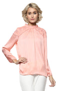 Shoulder Embroidered Casual Top - MODA ELEMENTI