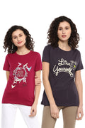 Casual T-Shirt Combo Pack (Red | Black) - MODA ELEMENTI