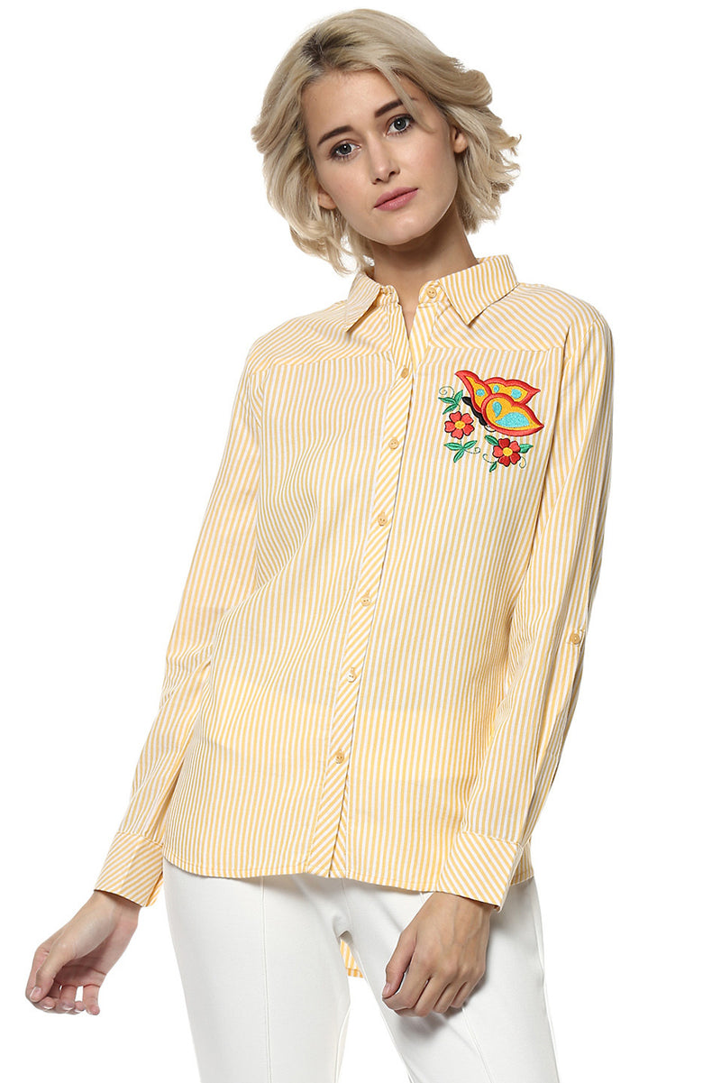 Patch Flurry Casual Shirt - MODA ELEMENTI