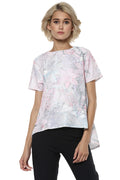 Laser Floral Flare Designer Top - MODA ELEMENTI