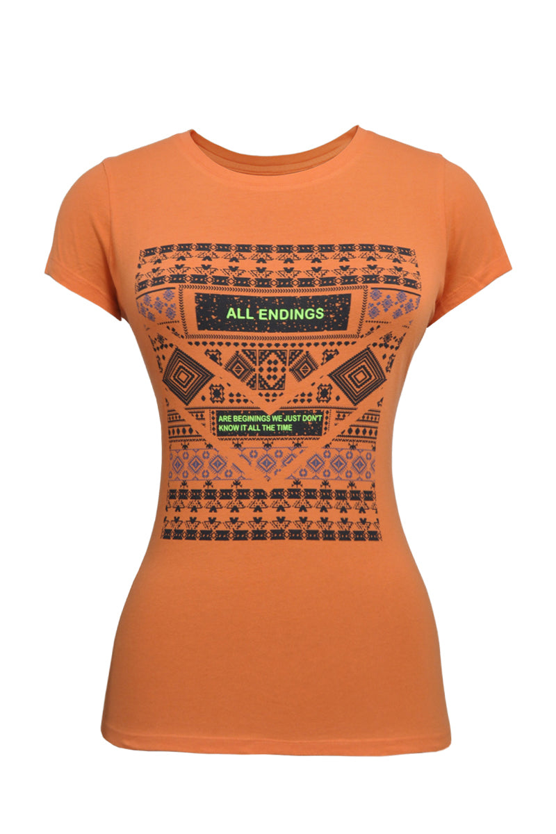 My Basic Printed T-Shirt - MODA ELEMENTI