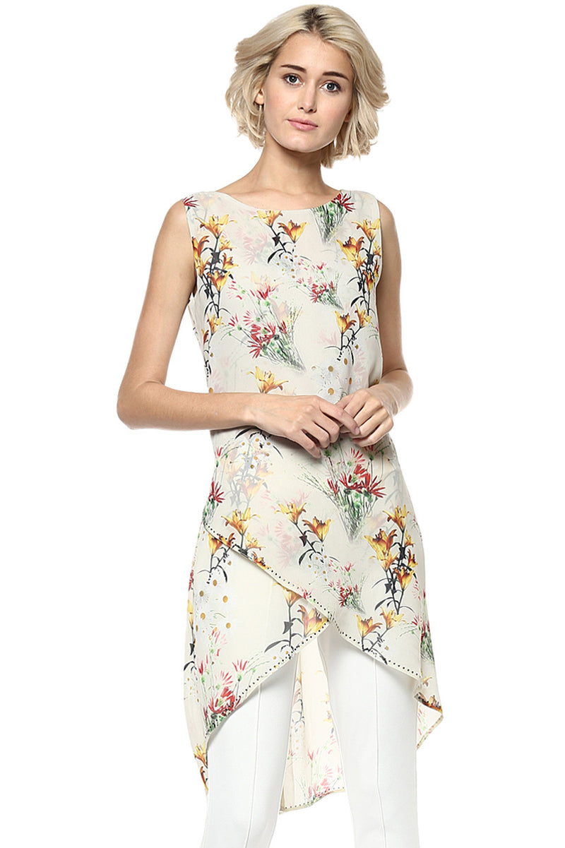 Floral A-Line Designer Tunic - MODA ELEMENTI