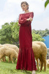 Lace Desire Off Shoulder Maxi Dress