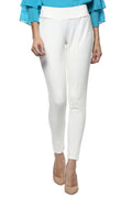 Comfy Match Solid White Jeggings - MODA ELEMENTI