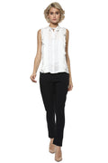 Ruffle Tie Casual Top - MODA ELEMENTI