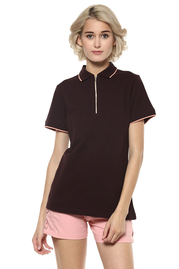 Solid Polo T-Shirt - MODA ELEMENTI