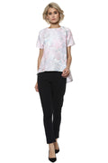 Laser Floral Flare Designer Top - MODA ELEMENTI