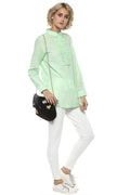 Aqua Checks Casual Tunic - MODA ELEMENTI