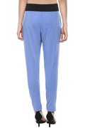 Comfy Match Solid Blue Jeggings - MODA ELEMENTI