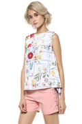 Flora Garden Casual Top - MODA ELEMENTI