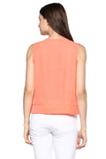 Solid Neon Sleeveless Casual Top - MODA ELEMENTI