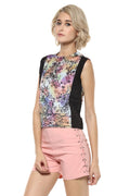 Floral Printed Crop Top - MODA ELEMENTI