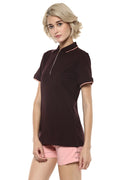 Solid Polo T-Shirt - MODA ELEMENTI