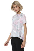 Laser Floral Flare Designer Top - MODA ELEMENTI