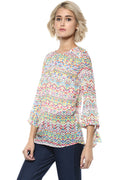 Multi Wave Geometric Tunic - MODA ELEMENTI