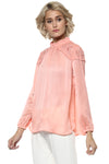 Shoulder Embroidered Casual Top - MODA ELEMENTI