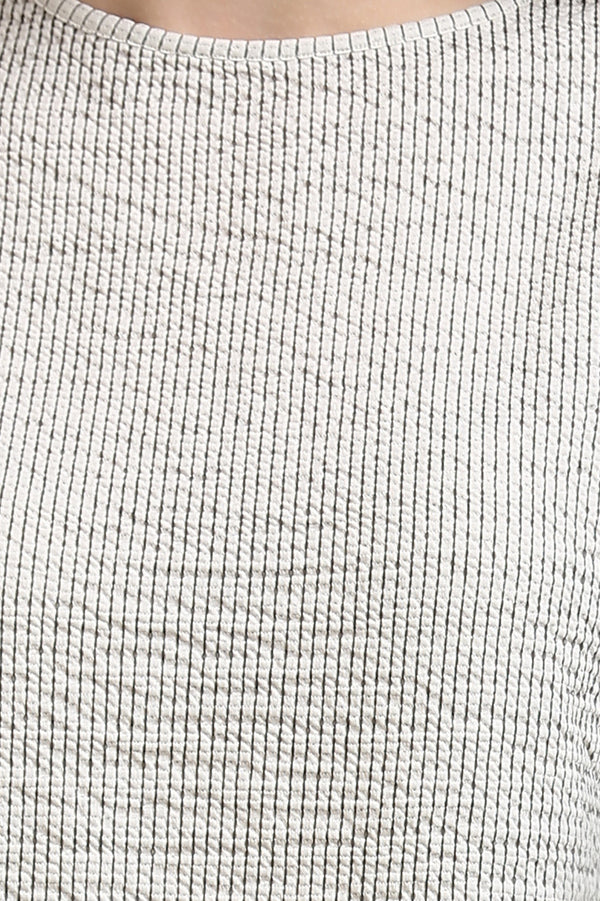 Laser Strip Duster Casual Top - MODA ELEMENTI