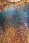 Leopard Print Casual Top - MODA ELEMENTI