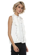 Ruffle Tie Casual Top - MODA ELEMENTI