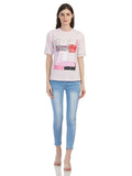 Women Cotton Printed Premium T-shirt