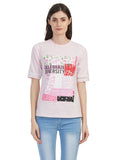 Women Cotton Printed Premium T-shirt