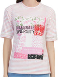 Women Cotton Printed Premium T-shirt
