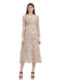 Full Fashion Floral Dress