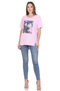 Character Print t shirt Top