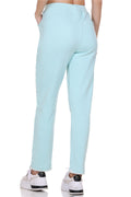 Sky color track pant for women
