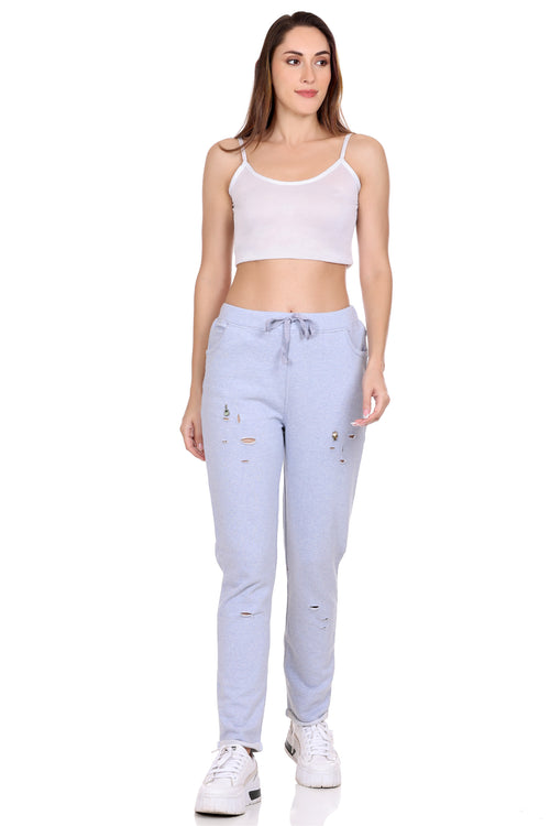 Damaged Track pant for womens