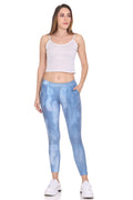 Solid fit Denim leggings for women