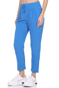 Blue color track pant for women