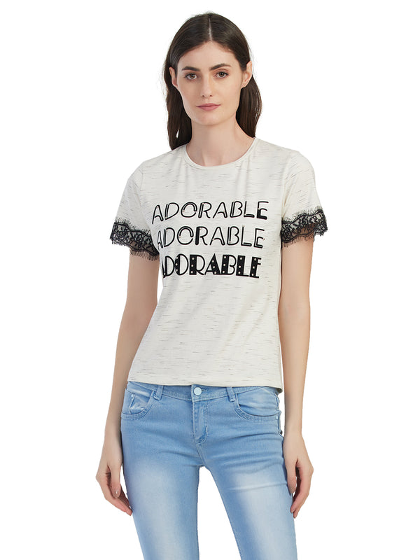 HALF SLEEVE ADORABLE T-SHIRT