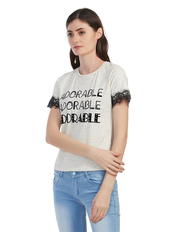 HALF SLEEVE ADORABLE T-SHIRT
