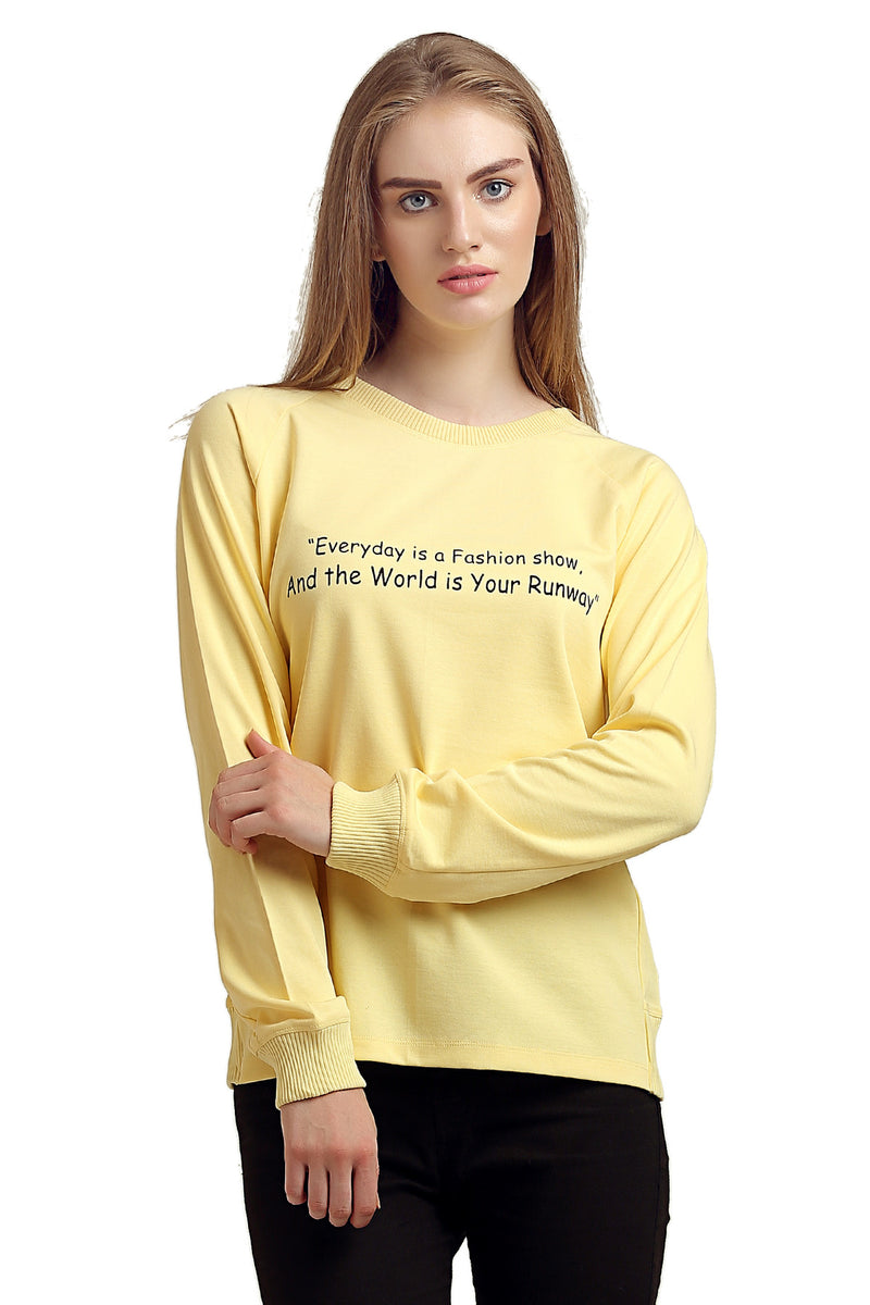 Runway Solid Full Sleeve Winter Top - MODA ELEMENTI