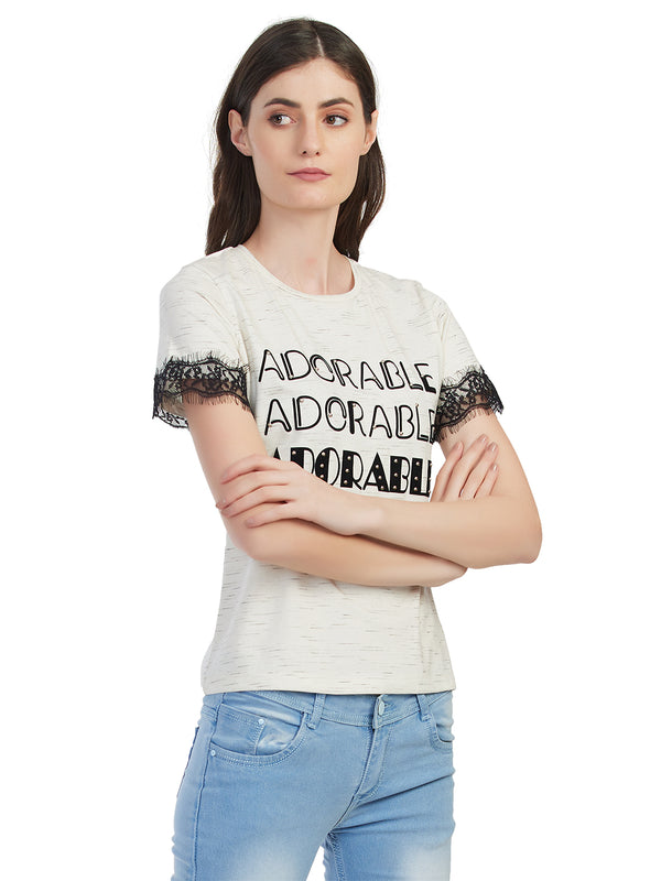 HALF SLEEVE ADORABLE T-SHIRT