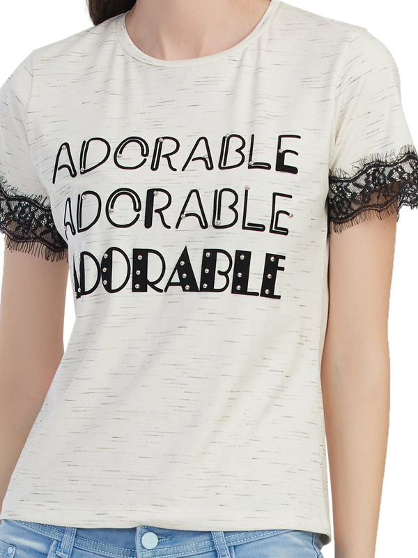 HALF SLEEVE ADORABLE T-SHIRT