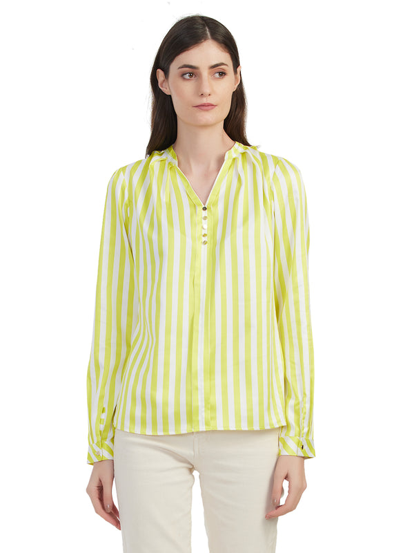 Moda Elementi Abstract Patterned Women Printed Shirt